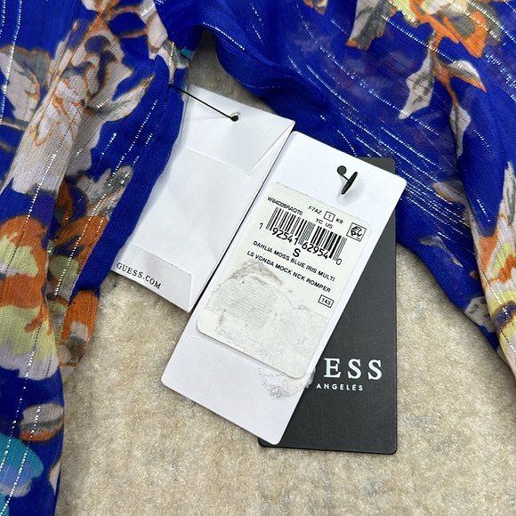 GUESS Women's Vonda Cutout Choker-Neck Romper - Picture 5 of 10